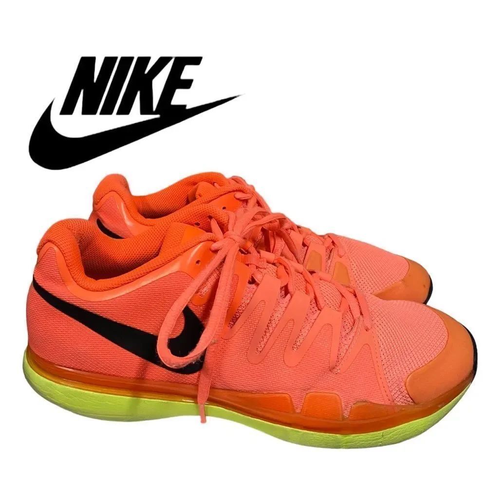 Nike Federer RARE ZOOM VAPOR 9.5 TOUR Men's Tennis Shoes 631458-600 Size 10.5